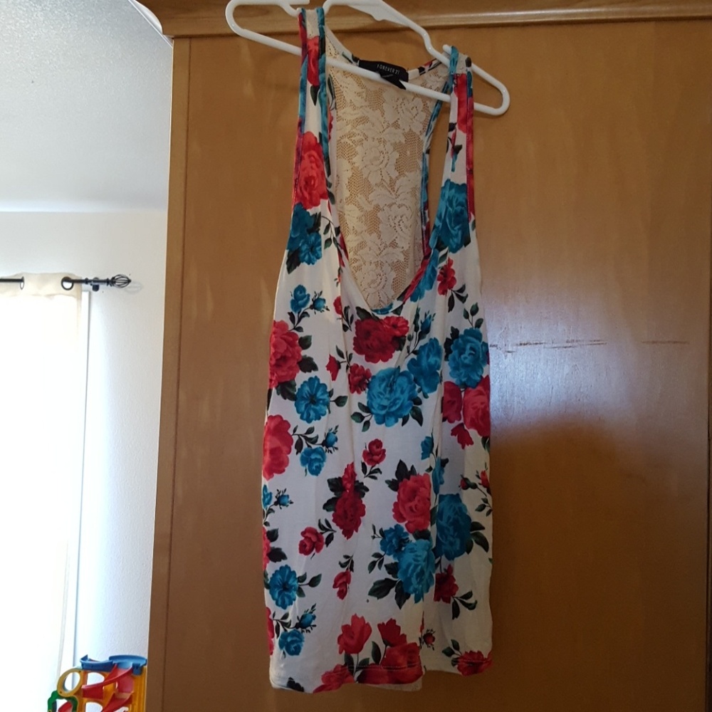 Floral tank top